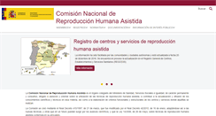 Desktop Screenshot of cnrha.msssi.gob.es