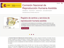 Tablet Screenshot of cnrha.msssi.gob.es